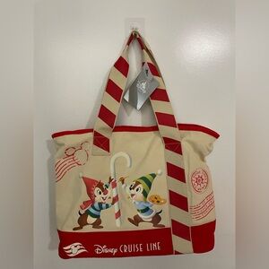 Disney Holiday Chip 'n Dale Holiday Exclusive Tote Bag
